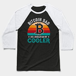 Bitcoin Dad Baseball T-Shirt